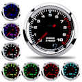 Miniatyrbild 1 av 4: 52 mm/2 tum Universal 7-färgs varvräknare med mätområde 0-10000 rpm