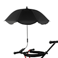Miniatyrbilde 1 av 5: Universell stolparaply med justerbar klemme, opptil 50+ Clip On Parasol AuBY Black