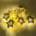 Miniatyrbilde 2 av 5: 1,65M 10LED Eid Mubarak Måne Stjerne Slott Lys Ramadan 3 3