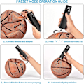 Miniatyrbillede 3 af 5: Elektrisk boldpumpe, smart luftpumpe bærbar hurtig boldoppuster med præcis trykmåler og digitalt LCD-display til fodbold basket volleyball