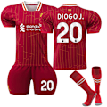 Miniatyrbild 1 av 2: 24-25 Nya Liverpool Hemmafotbollströjor #20 Diogoj. Träningströjor M