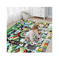 Miniatyrbillede 1 af 5: Børns Byvej Legetæppe Bilbane Legetæppe Læringsgaver
