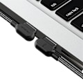 Miniatyrbilde 2 av 3: McDodo CA-5280 USB-C-kabel med vinklet kontakter, 0,5 m svart black 0.5