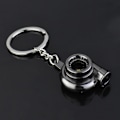 Miniatyrbillede 1 af 6: Mini Turbo Turbolader Nøglering Spindende Turbine Nøglering-FA5- Gun Black