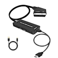 Miniatyrbilde 1 av 7: SCART til HDMI-omformer Video Audio Adapter