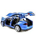 Miniatyrbillede 2 af 5: Tesla Model X 90D SUV 1:32 modelbil Auto Diecast legetøj