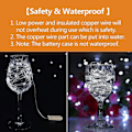 Miniatyrbild 4 av 5: 12-pack batteridrivna ljusslingor, 20 LED 2 m koppartråd