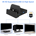 Miniatyrbillede 5 af 5: Dockningsstation til Switch Charging Dock 4K HDMI TV-adapter 48*36*21mm