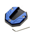 Miniatyrbillede 1 af 10: Motorcykel Kickstand Motorcykel Side Kick Stand Pad BLÅ blue
