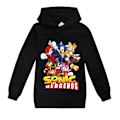 Miniatyrbillede 1 af 3: Drenge Sonic The Hedgehog Sport Barn Hoodie sort 120cm black