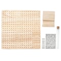 Miniatyrbillede 1 af 5: Boutique Trävirke Virkning Blockeringsbräda Stickning Blockeringsmatta Med Stångstift För Stickning Virkning