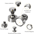 Pikkukuva 5 / 5: Pienet vahvat tehokkaat magneettiset push-pin-naulat valkotaululle, magneettiset