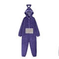 Miniatyrbild 2 av 5: Teletubbies Onesie Pyjamas för Vuxna Tjock Korallfleece Lila L Purple