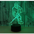 Miniatyrbillede 5 af 5: 1 stk 3D Dekorativt Nattlys Lip Touch Stereoskopisk 3D