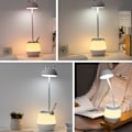 Miniatyrbillede 4 af 4: 2 i 1 LED-skrivebordslampe + nattelys, 5 lysstyrkeniveauer