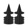 10-pack svarta häxhattsdekorationer för Halloweenfest-FA-