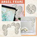Pikkukuva 2 / 5: Dörrram Ängel Dekor Statyer Ornament Vingar Ängel Resin Craf Left