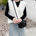 Miniatyrbillede 6 af 8: Mode Casual Crossbody-tasker til kvinder Luksuriøse Tassel White