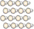 16-pack IP67 Vattentäta Infällda LED-däcklampor för Utomhusterrasser-FA-