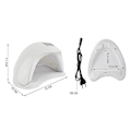 Miniatyrbild 8 av 9: UV-lampa för Gellack - Rörelsesensor - 48 W white 407