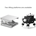 Miniatyrbild 3 av 5: Populär aluminiumlegering, lasernivå lyftplattformsfäste Utjämningsmaskin Lyftfäste 62mm Höjdjusterbar Hållbar (Färg: Lyftande