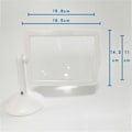 Miniatyrbillede 4 af 4: Skrivebordsforstørrelsesglas med LED-lys, 360 graders rotation, 3 gange forstørrelse til læsning, læsning af bøger og aviser for ældre-XF6-