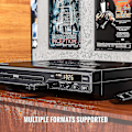Pikkukuva 2 / 4: TV:n DVD-soitin, Blu-ray-DVD-soitin kaukosäätimellä, HDMI-kaapeli (sisältää puhdistusliinan) Wigslar