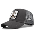 Pikkukuva 1 / 3: Hevonen Eläin Kirjailtu Baseball-lippis Mesh Trucker Hat Gray