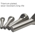 Miniatyrbild 4 av 5: Fasfräs Avgradning Konisk borr för trä Aluminium Plast 4 st