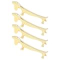 Miniatyrbild 6 av 8: 4 st ätpinnehållare Slätare ytor Återanvändbar Söt djurdesign Guld ätpinnehållare för hemrestaurang FestTax