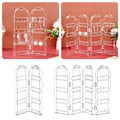 Miniatyrbillede 4 af 10: Ørestik Display Holder Ørestikke Display Stativ CLEAR 4 FANS klar 4 fans clear