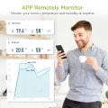 Miniatyrbild 4 av 5: WiFi väderstation, WLAN trådlös inomhus utomhus termometer w