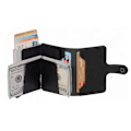 Miniatyrbillede 3 af 5: Kortholder i aluminium - RFID-sikre beskyttelse Seddelrum black