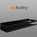 Pikkukuva 2 / 11: Seinäteline / Kylpyhuonehylly - Hylly Kylpyhuoneeseen black 1100