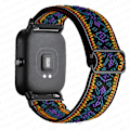 Miniatyrbilde 1 av 5: 20mm/22mm Armbånd for Amazfit Gts 4//2/2e/3/gts2 Mini/gtr 4/3/pro/gtr2/47mm/stratos Nylon Elastisk Klokkearmbånd Amazfit Bip Rem Bohemia lilla Bohemia purple 20mm