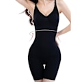 Miniatyrbillede 4 af 6: Sømløs Shapewear til Kvinder - Mavekontrol Body Shaper - Behagelig under Kjole - Perfekt Sort L XL BLACK
