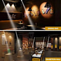 Miniatyrbillede 3 af 6: LED Stage Beam Spotlight rose Red
