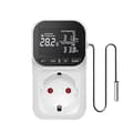 Digital Temperaturregulator, Reptil Termostat Timer Switch Plug med Sensor för Hem, Växthus-FA-