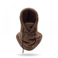 Miniatyrbilde 6 av 7: Sherpa Hette Ski Mask Vinter Balaclava Kaldt Vær Vindtett Justerbar Varm Hette Deksel Hatt Caps Sjal-Perfekt Khaki