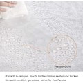 Miniatyrbild 5 av 6: Transparent duschdraperi med viktmagnet i botten