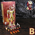 Pikkukuva 1 / 4: Zd Toys Marvel Iron Man Mk1 Mk2 Mk3 Mk4 Mk5 Mk6 Mk7 Mk42 Mk43 7\" Elokuva Actionfigur Iron-man Mark 1 2 3 4 5 6 7 42 43 Legends C MK42 B - Boxed