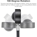Miniatyrbillede 2 af 5: LED-projektionsgulvlampe Rød solnedgangslampe Stemningslys Natlampe