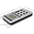 Miniatyrbilde 4 av 5: Mini bærbar stereoradio, oppladbar lommeradio DSP AM FM 2-bånds stereoradio digitalmottaker med hodetelefoner for eldre, enkel å bruke (hvit)