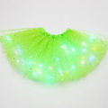 Miniatyrbillede 4 af 4: Kvinders LED Lysende Glow Dance Tutu 3-lags Skørt Fancy Party Ballet Kjole Glimtende Hvid
