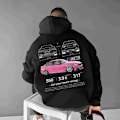 Pikkukuva 3 / 6: Setcar Porsche911 - Print Miesten Muodikkaat Hupparit Miehille ja Naisille Color5 S Color5