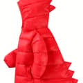 Vindtät dunjacka med dinosauriemotiv för barn 4-5Y Red