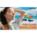 Miniatyrbillede 3 af 3: 2 stk. Flamme Solbriller Flamme Randløse Solbriller Randløse