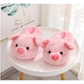 Miniatyrbillede 4 af 5: Damtofflor Søde Gris Tofflor Cartoontofflor Dyre Tofflor Varme Tofflor Pink B