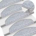 Miniatyrbillede 1 af 9: vidaXL 15 stk Trappetrinbræt grå 65x24x4 cm gray 4180