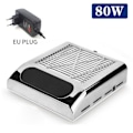 Miniatyrbild 10 av 11: Nageldammsamlare Fläkt Dammsugare Manikyr Verktygsmaskiner Med Filter Stark Power Nail Art Tool Nageldammsugare EU Plug white